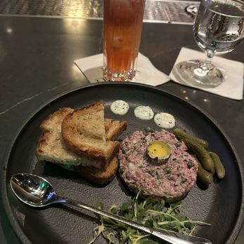 LB Steak - Bishop Ranch - Steak tartare topped with quail egg (amazing!) - Steakhouses Near Me - San Ramon, California