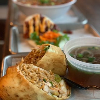 Cris and John - Ramenrrito with chicken - Vietnamese Near Me - Dallas, Texas Cris and John - Ramenrrito with chicken - Vietnamese Near Me - Dallas, Texas