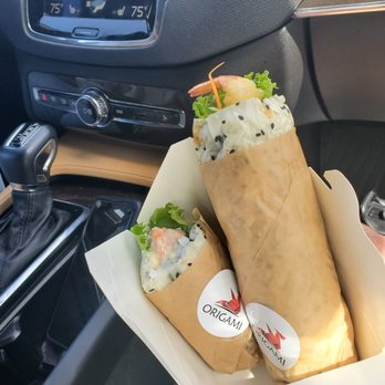 Origami - Double dragon wrap & regular lion king. BOMB - Sushi Bars Near Me - San Ramon, California Origami - Double dragon wrap & regular lion king. BOMB - Sushi Bars Near Me - San Ramon, California
