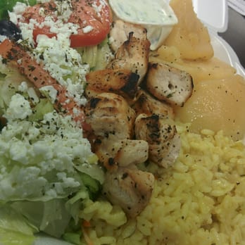 New Midway Restaurant - Chicken souvlaki dinner...lots of food and great taste 4.5/5 - Breakfast & Brunch Near Me - Mississauga, Ontario