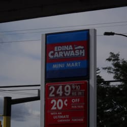 Edina Car Wash - The sign out front