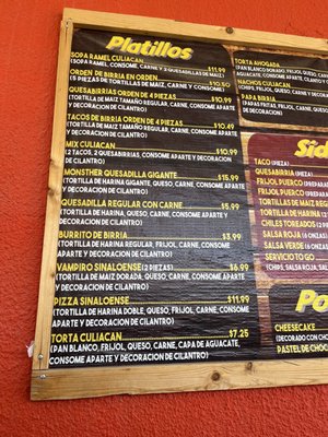 Menu photo 1 Birria Culiacan El Paso, TX