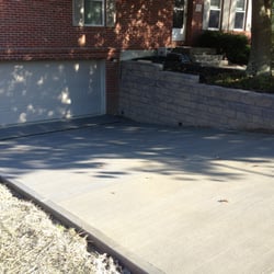 Parker Concrete - September 2013 - Edgewood, KY. Parker Concrete poured driveway