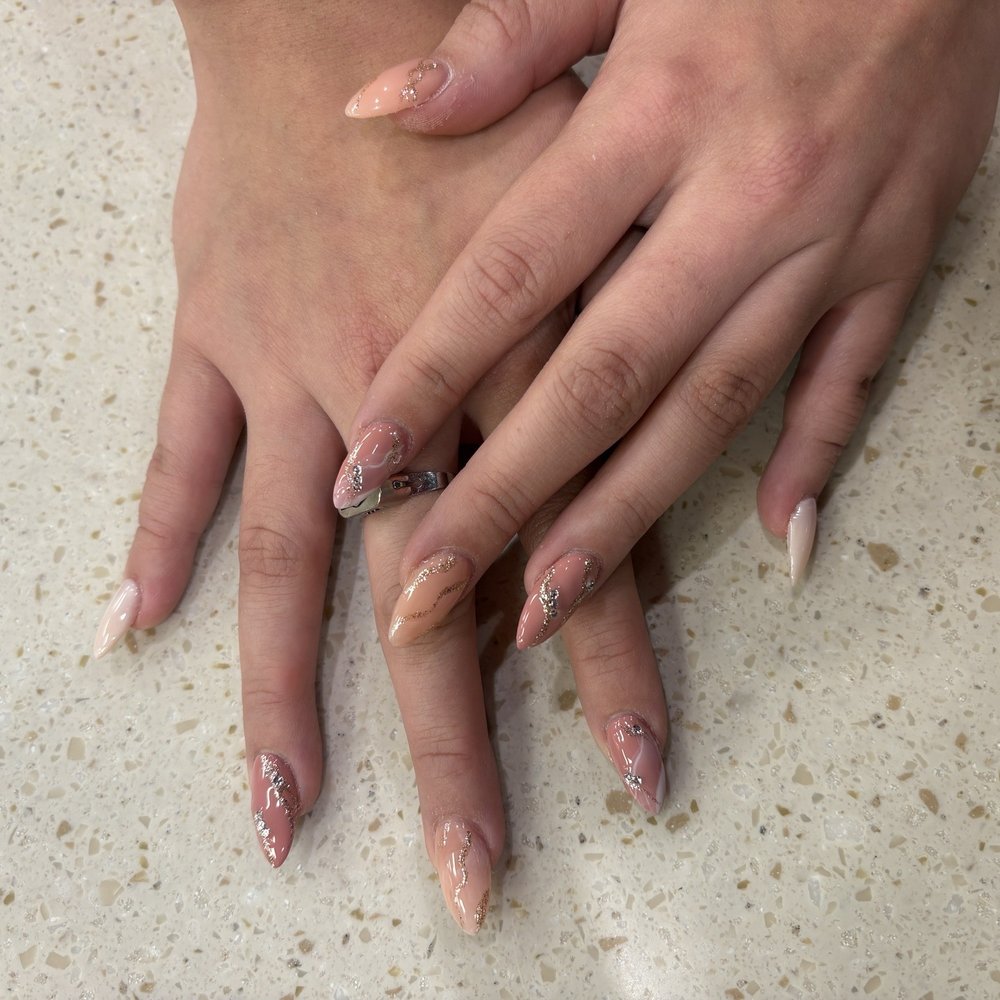 My daughter's beautiful nails. My daughter's beautiful nails.