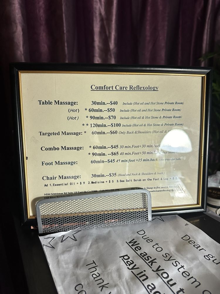 COMFORT CARE REFLEXOLOGY Updated September 2024 17 Photos & 51