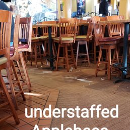Dirty floors are unacceptable unless it's rush hour, which it wasn't. Dirty floors are unacceptable unless it's rush hour, which it wasn't.