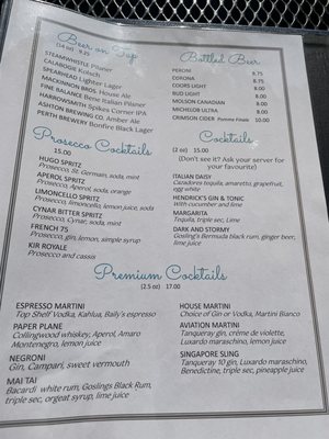 Menu photo 6 Riva Gananoque, ON Menu photo 6 Riva Gananoque, ON