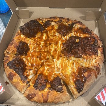 Domino's Pizza - Buffalo chicken... well done i guess - Pizza Near Me - Winston, Oregon