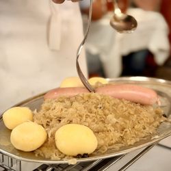 Brasserie Georges - Sauerkraut with sausage and potatoes