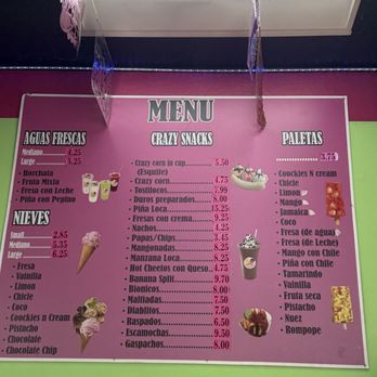 Jenny's Crazy Cravings - Menu - Ice Cream & Frozen Yogurt Near Me - Bakersfield, California