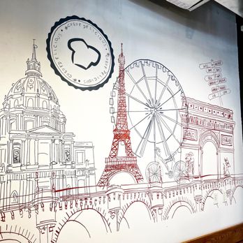 Crepe Delicious - a drawing of the eiffel tower - Creperies Near Me - Orlando, Florida