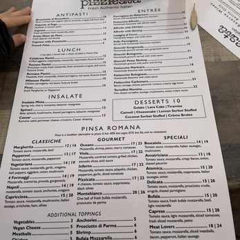 Pizzicata - Menu - Pizza Near Me - Carefree, Arizona