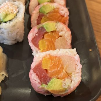 Fuji Sukiyaki - Pink Lady Roll. - Japanese Near Me - San Mateo, California Fuji Sukiyaki - Pink Lady Roll. - Japanese Near Me - San Mateo, California