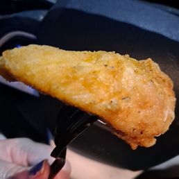 Well done chicken tender Well done chicken tender