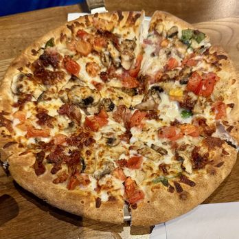Hideaway Pizza - Medium, thin crust Paradise Pie - Pizza Near Me - McKinney, Texas Hideaway Pizza - Medium, thin crust Paradise Pie - Pizza Near Me - McKinney, Texas