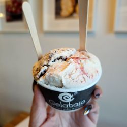 Gelataio - Cookies & creme and Lychee Rose Raspberry