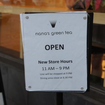 Nana's Green Tea - Hours - Desserts Near Me - Vancouver, British Columbia Nana's Green Tea - Hours - Desserts Near Me - Vancouver, British Columbia
