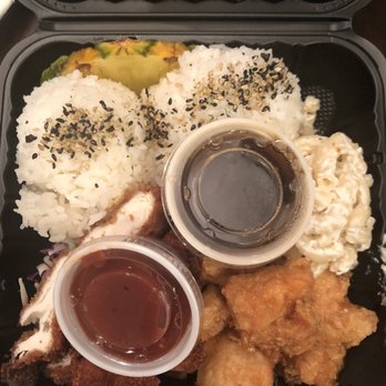 The Salty Pineapple - Sweet Garlic Chicken and Katsu Chicken plate. - Food Trucks Near Me - Herriman, Utah The Salty Pineapple - Sweet Garlic Chicken and Katsu Chicken plate. - Food Trucks Near Me - Herriman, Utah