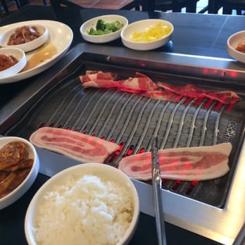 Dae Gee Korean BBQ - Pork belly and brisket on the grill with tons of sides, yum! - Korean Near Me - Denver, Colorado Dae Gee Korean BBQ - Pork belly and brisket on the grill with tons of sides, yum! - Korean Near Me - Denver, Colorado