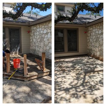 Spring Branch Handyman Services - Old deck removal with power wash. - Handyman Near Me Spring Branch Handyman Services - Old deck removal with power wash. - Handyman Near Me