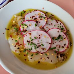 Scallop crudo Scallop crudo