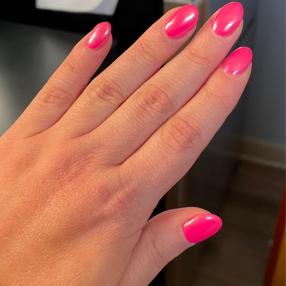 Hot pink chrome pink no chip Hot pink chrome pink no chip