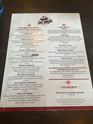 Menu photo 1 Las Brasas Dallas, TX Menu photo 1 Las Brasas Dallas, TX