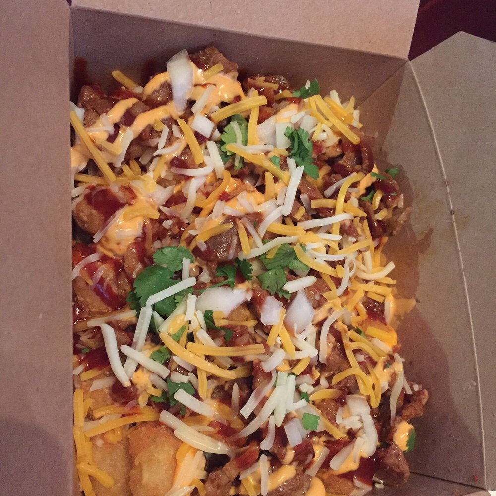 OliToki - Totachos with spicy pork ~$7 - Korean Near Me - Boston, Massachusetts OliToki - Totachos with spicy pork ~$7 - Korean Near Me - Boston, Massachusetts