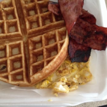 MLK Deli - Yummy waffles... Perfectly seasoned scrambled eggs. - Delis Near Me - Washington, DC, District of Columbia