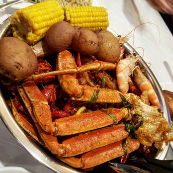 Cajun Kitchen - The no. 1 fatass. Corn, potatoes, 3 lbs of crawfish, shrimp, and snow crab legs. Love. - Cajun/Creole Near Me - Houston, Texas