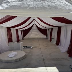 Hot Party Rentals - Draping tents available
