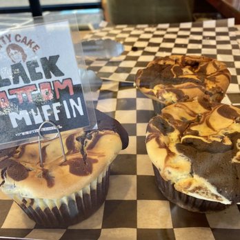 Jim & Patty's Coffee - Black bottom cream cheese muffins - Coffee & Tea Near Me - Beaverton, Oregon