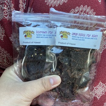 Ewa Seed Company - Fish jerky perfect for snacking on, I was so excited I ripped them open already lol. - Desserts Near Me - Ewa Beach, Hawaii