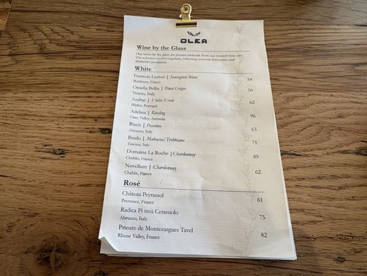 Menu photo 2 Olea Restaurant Calgary, AB Menu photo 2 Olea Restaurant Calgary, AB