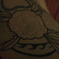K Town Tattoo - The flowers that needed color