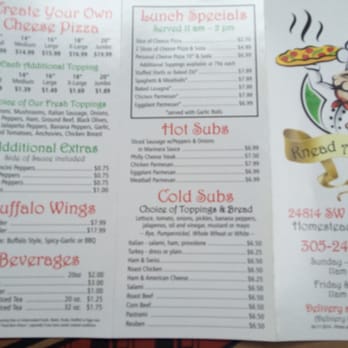 Knead A Pizza - Pizza Near Me - Homestead, Florida