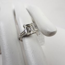 H Horwitz Jewelers - 2.87 ct TW plat, h/vs1