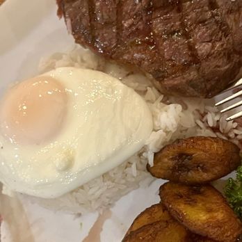 Coracora - Rib Eye x2 Comes with rice, egg, plantains - Latin American Near Me - West Hartford, Connecticut Coracora - Rib Eye x2 Comes with rice, egg, plantains - Latin American Near Me - West Hartford, Connecticut