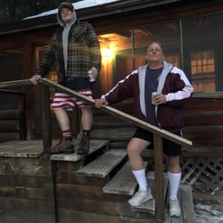 Lost Trail Hot Springs Resort - 10 degrees outside? No problem. Head to the hot springs.