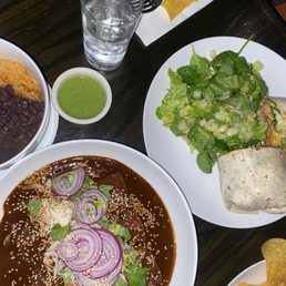 Chicken Enchiladas with Mole Poblano