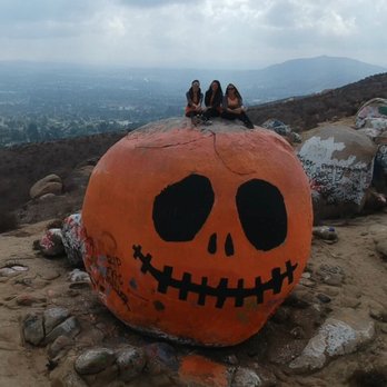 Pumpkin Rock Trail - At the top of Pumpkin Rock - Hiking Near Me - Norco, California