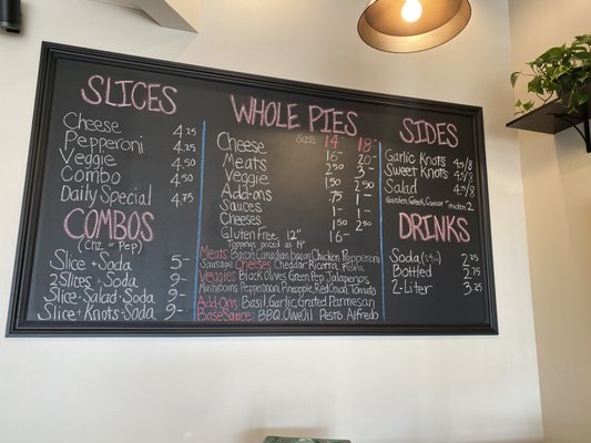 Menu photo 5 Society Pie Beaverton, OR