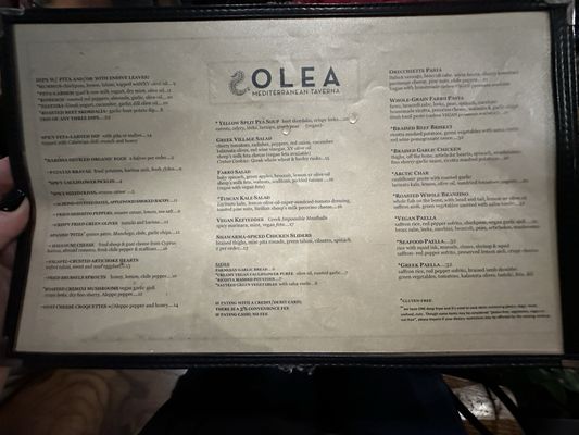Menu photo 7 Olea Brooklyn, NY