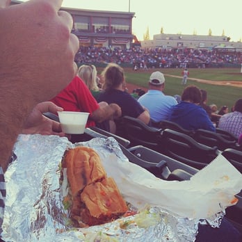Deli & Brew - Buffalo Chicken Wing Sub, eating our sub next door at "The Joe" - Pizza Near Me - Troy, New York