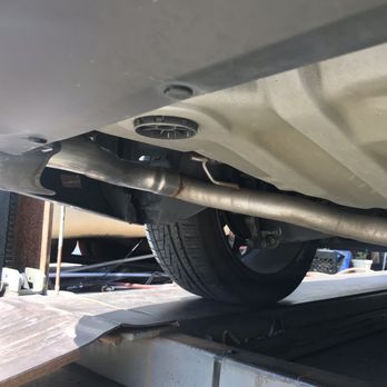 Economy Muffler & Brake - After left side muffler delete - Auto Repair Near Me - Goleta, California Economy Muffler & Brake - After left side muffler delete - Auto Repair Near Me - Goleta, California