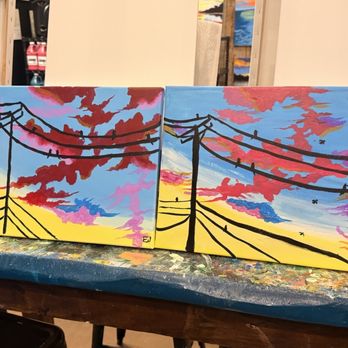 Muse Paintbar - Our final masterpieces! - Art Classes Near Me - Gaithersburg, Maryland Muse Paintbar - Our final masterpieces! - Art Classes Near Me - Gaithersburg, Maryland
