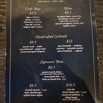 GRANVILLE - Happy hour menu - New American Near Me - Studio City, California GRANVILLE - Happy hour menu - New American Near Me - Studio City, California
