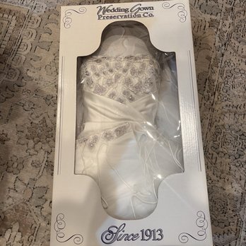 Wedding Gown Preservation - Boxed preserved gown - Bridal Near Me - Endicott, New York Wedding Gown Preservation - Boxed preserved gown - Bridal Near Me - Endicott, New York