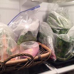pink barn farm - More greens in the fridge...