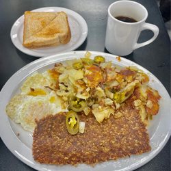 Ft Wright Family Restaurant - Eggs, goetta, home fries and toast